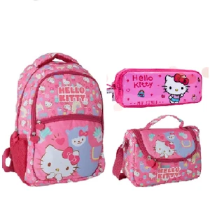 Hello Kitty Beslenme Okul Çantası Kalemlik Seti