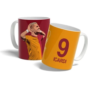 Mauro Icardi Imzalı Tasarım Baskılı Kupa Bardak