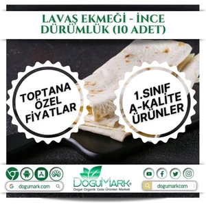 Doğu Mark Lavaş Ekmeği - Ince Dürümlük (10 Adet)