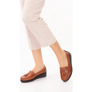 ARTI ARTI AYAKKABI ARTI-ARTI001-7475-501  Deri Ortopedik  Kadın Bağsız Taba Roc Ayakkabı