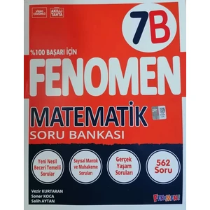 Fenomen Okul Yayınları 7.Sınıf Yeni Matematik - B - Soru Bankası