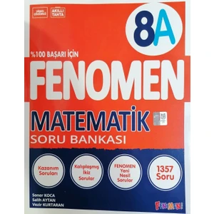Fenomen Okul Yayınları 8.Sınıf LGS Yeni Baskı Matematik - A Soru Bankası