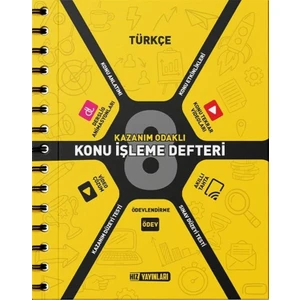 Hız Yayınları 8. Sınıf LGS Türkçe Konu Işleme Defteri