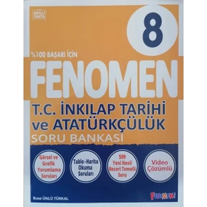 Fenomen Okul Yayınları 8.Sınıf LGS Yeni Baskı Inkılap Tarihi  Soru Bankası