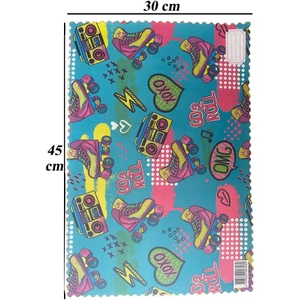 Beslenme Bezi Yıkanabilir 30X45 cm 1 Adet Paten Beslenme Örtüsü Okul Öncesi Kreş Anasınıfı Ilkokul Için Ideal