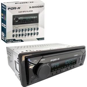 Oto Teyp 4X60W Bt/2xusb/sd/fm/aux Mobil Aplikasyon For-X X-500DSP