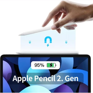 iPad Air 5 ve Air 4 Dokunmatik Kalem Manyetik Şarj Avuç Içi ve Eğim Özelliği