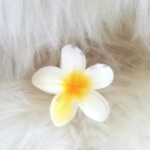 Dream Butik Beyaz Sarı Lotus Çiçek Toka