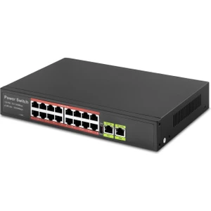 HD16 Poe Swıtch 16 Port 2 Uplink 16+2 10/100/1000 Mbps