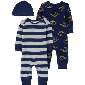 Erkek Bebek Tulumlu Set Lacivert