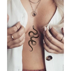 BP Tattoo Yılan Dövmesi Unisex Kol Vücut Göğüs Arası Dövme Tattoo