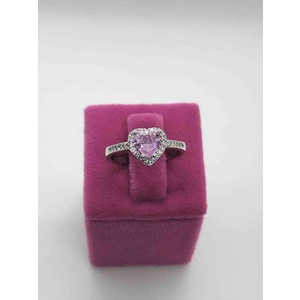 Zd Bellefemme Kadın Çelik Pandora Kalp Li Ayarlanabilir Yüzük