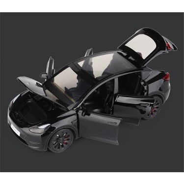 Carstore Tesla Model Y 1:24 Birebir Siyah Isikli Maket Model Fiyatı