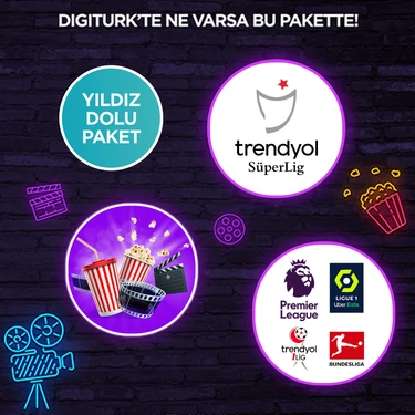 Digiturk 12 Aylık Yıldız Dolu Paketi (Uydu