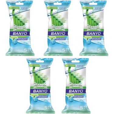 Wilkinson Sword Banyo Manuel Tıraş Bıçakları 5 Adet Hassas Ciltler için Özel
