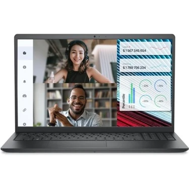 Dell Vostro 3520 Intel Core I7 1255U 16GB 512GB SSD Ubuntu 15.6'' Fhd 120Hz Taşınabilir Bilgisayar