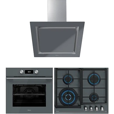 Teka - Urban Grey Ankastre Set - (Hlb 8400 St Fırın + Gzc 64320 Xbc St Ocak + Dlv 68660 St