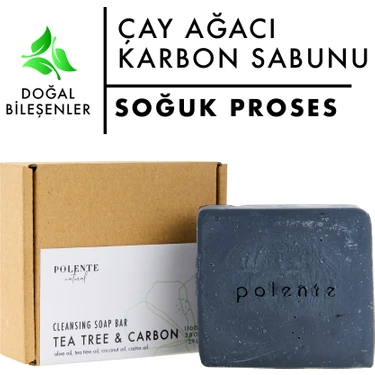 Polente Natural Çay Ağacı Sabunu - Cilt Temizleme Sabunu (110