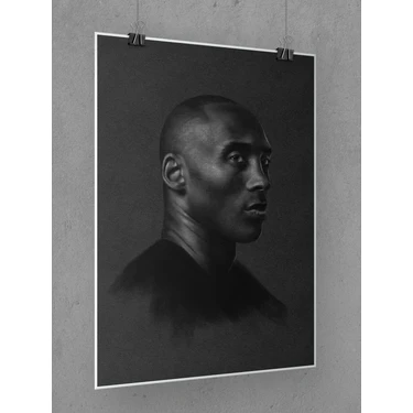 Saturndesign Kobe Bryant Poster 45X60CM Nba Basketbol Afiş - Kalın Poster Kağıdı Dijital