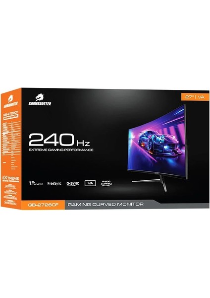 GB-2726CF 27" 240hz VA 1ms FHD Curved R1500 Gaming Monitör