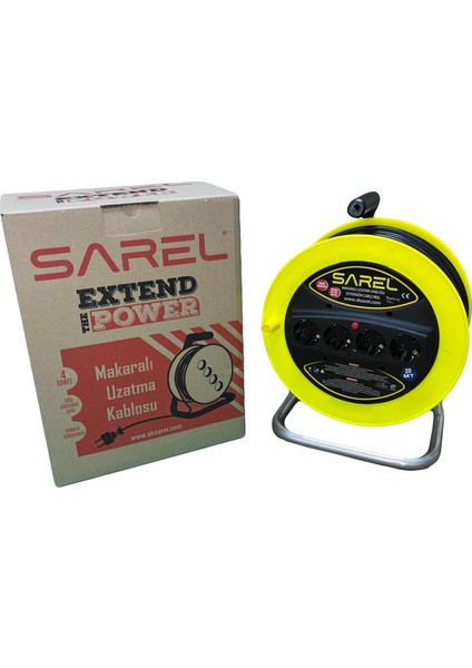 Termal Sigortalı 3*2.5 Mm^2 20 mt Makaralı Uzatma Kablosu fiyatları