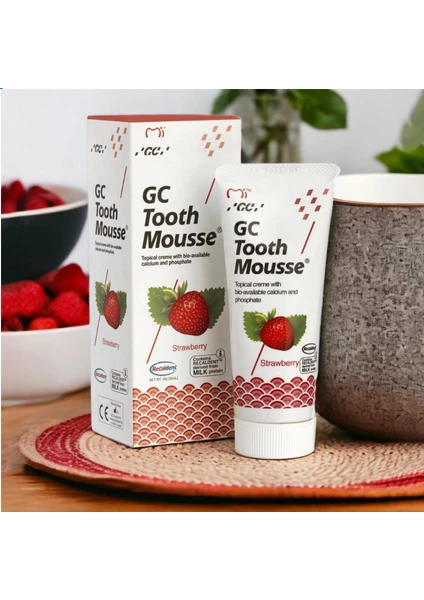 Gc Tooth Mousse Çilekli 40 gr