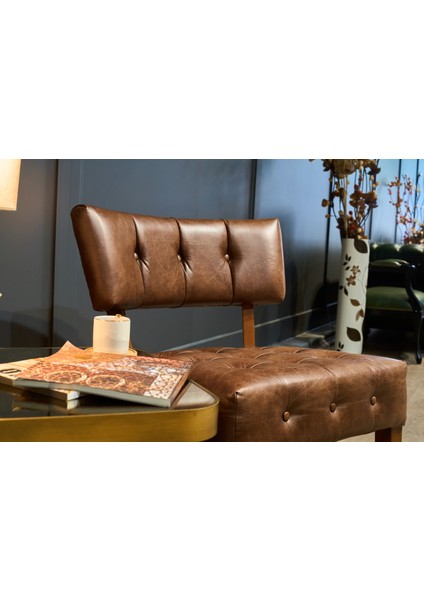 Tesco Gerçek Deri Berjer / Kahverengi fırsatları