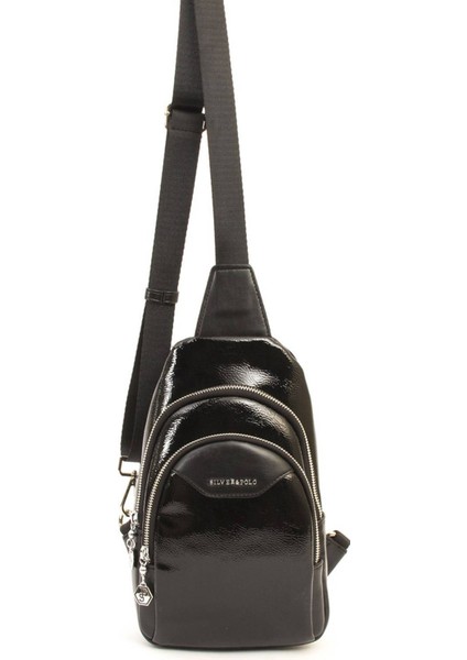 Silver & Polo Siyah - Siyah SP959 Kadın Bel Çantası