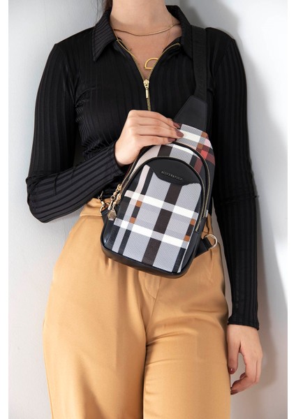 Silver & Polo Siyah - Siyah SP959 Kadın Bel Çantası