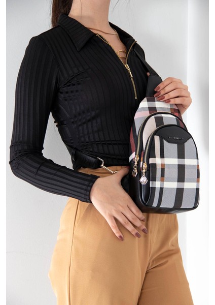 Silver & Polo Siyah - Siyah SP959 Kadın Bel Çantası fiyatları