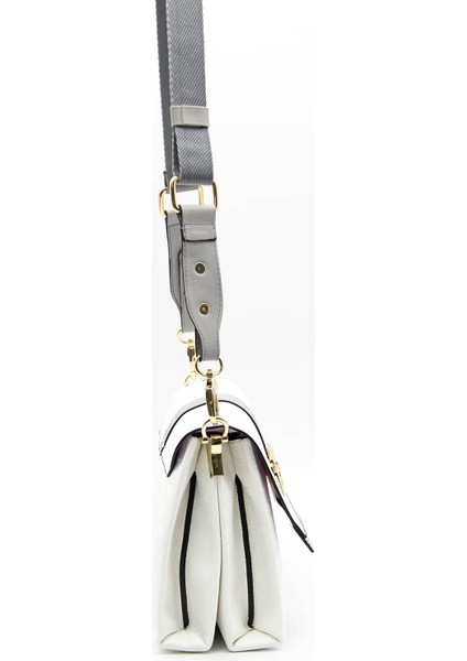 Kadın Çapraz Çanta Beyaz - A.gri SP1009 Silver & Polo fırsatları