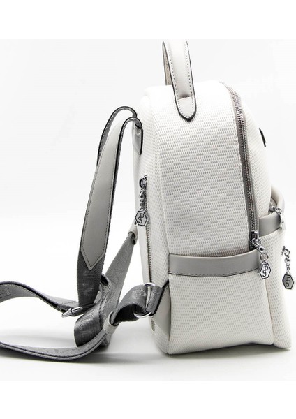 Silver & Polo Beyaz - A.gri SP1061 Kadın Sırt Çantası modelleri