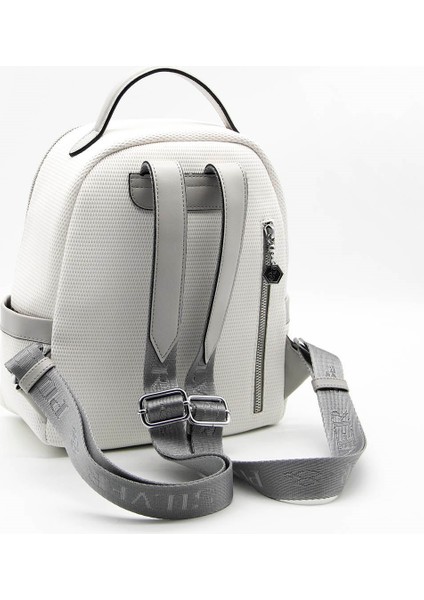 Silver & Polo Beyaz - A.gri SP1061 Kadın Sırt Çantası fırsatları
