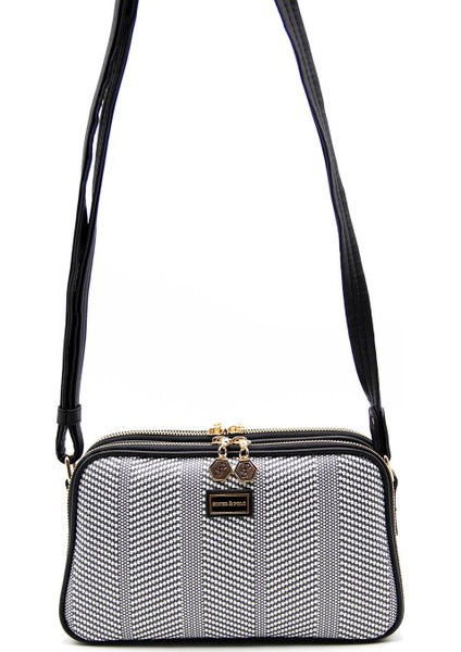 Kadın Çapraz Çanta Siyah Beyaz - Siyah SP899 Silver & Polo fiyatları