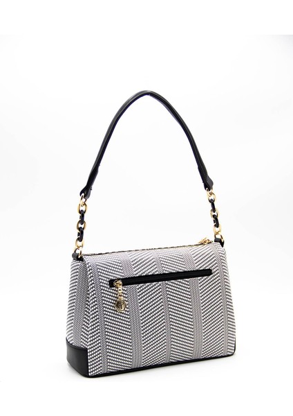 Silver & Polo Siyah Beyaz - Siyah SP910 Kadın Çapraz Çanta indirimleri