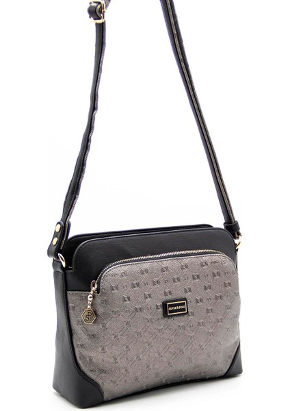 Kadın Çapraz Çanta Platin - Siyah SP364 Silver & Polo fiyatları