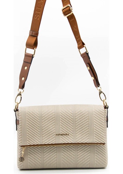 Silver & Polo Bej - Taba SP963 Kadın Çapraz Çanta fiyatları