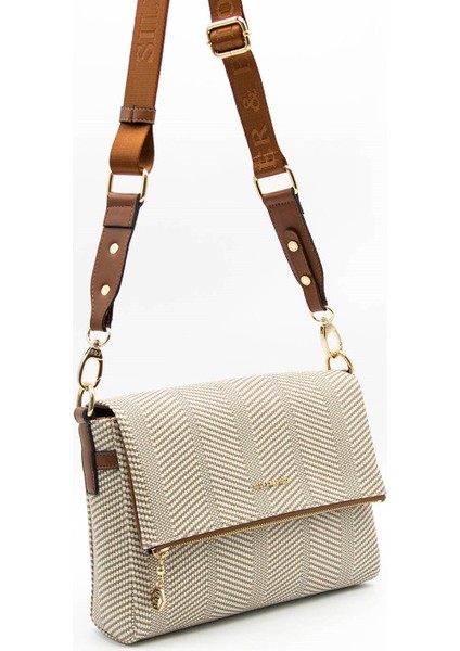 Silver & Polo Bej - Taba SP963 Kadın Çapraz Çanta modelleri
