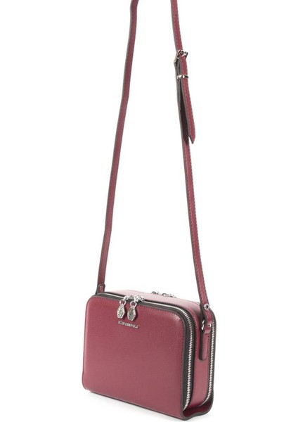 Silver & Polo Bordo - Bordo SP888 Kadın Çapraz Çanta fiyatları