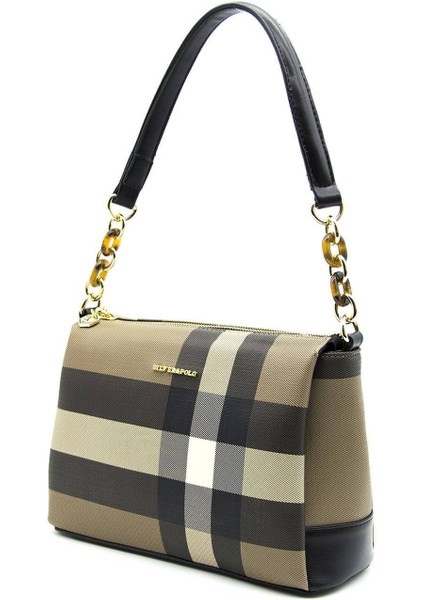 Kadın Çapraz Çanta Kahve - Siyah SP910 Silver & Polo
