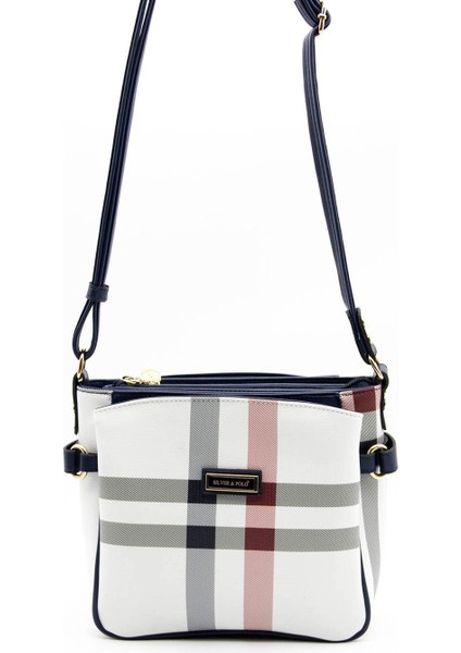 Silver & Polo Beyaz - Laci SP884 Kadın Çapraz Çanta