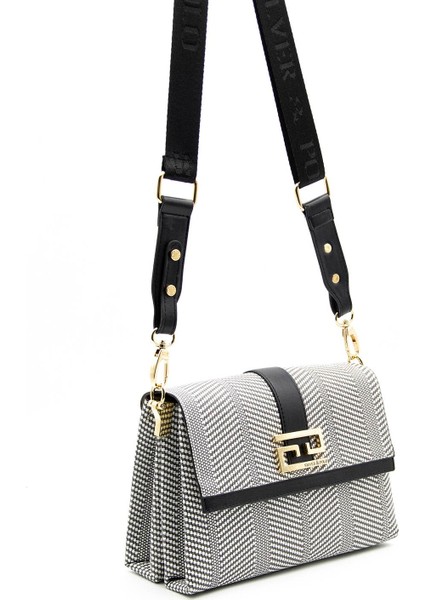 Silver & Polo Siyah Beyaz - Siyah SP1009 Kadın Çapraz Çanta fiyatları