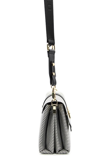 Silver & Polo Siyah Beyaz - Siyah SP1009 Kadın Çapraz Çanta modelleri