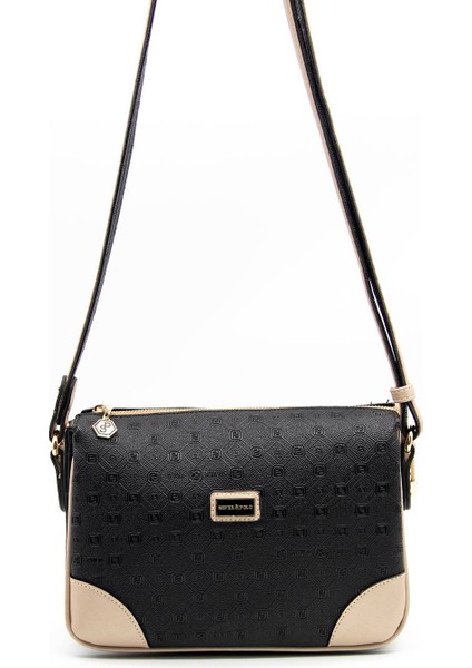 Silver & Polo Siyah - S.nut SP784 Kadın Çapraz Çanta