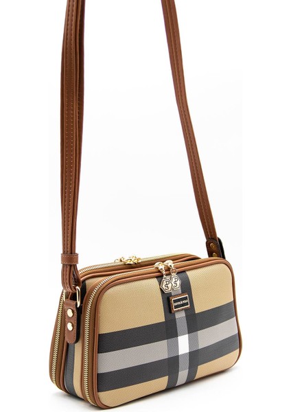 Silver & Polo Bej - Taba SP899 Kadın Çapraz Çanta modelleri