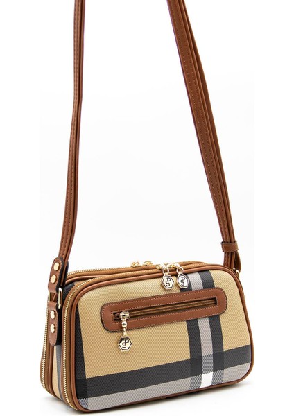 Silver & Polo Bej - Taba SP899 Kadın Çapraz Çanta indirimleri