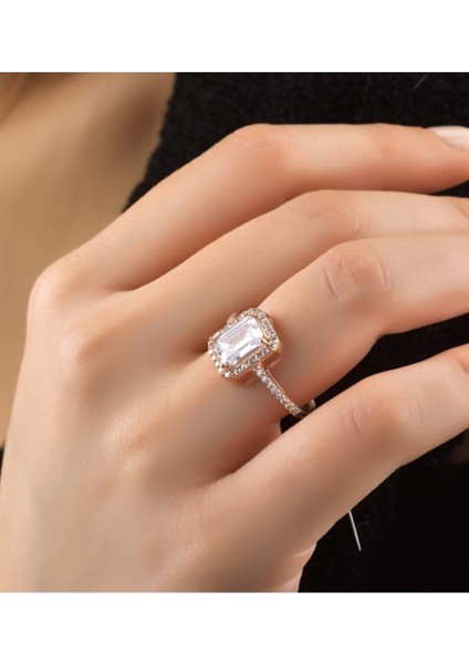 Baget Tektaş Yüzük 925 Ayar Gümüş