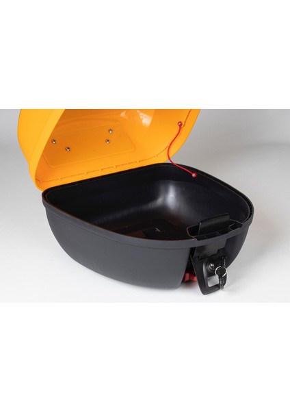 Motosiklet Arka Çanta 32LT Turuncu Topcase