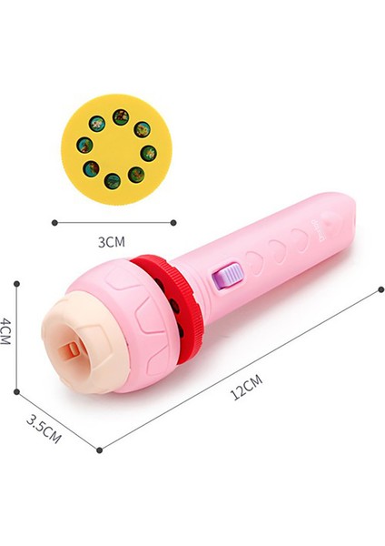 Çocuklar Için 56 Resimli Projeksiyonlu Eğitici El Feneri (Yurt Dışından)