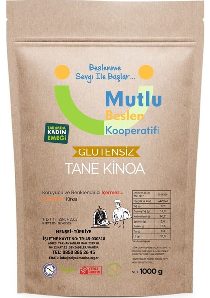 Tane Kinoa Glutensiz 500 G